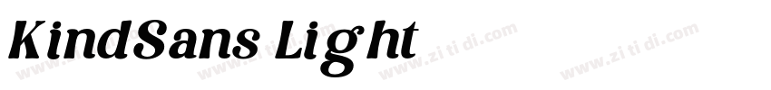 KindSans Light字体转换